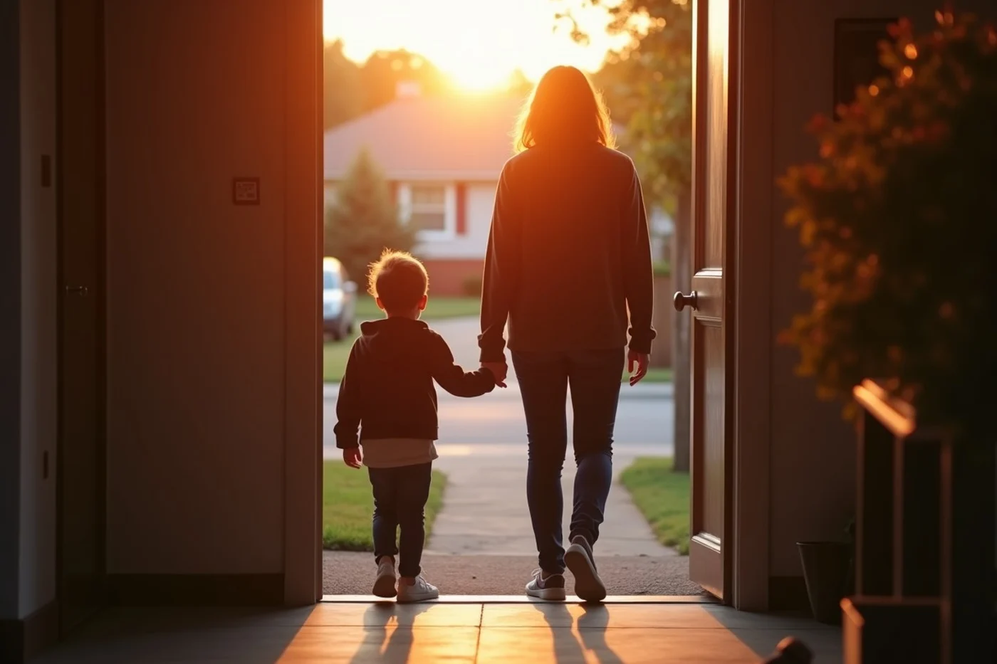 Signs a child feels responsible for your happiness - supporting editorial photograph